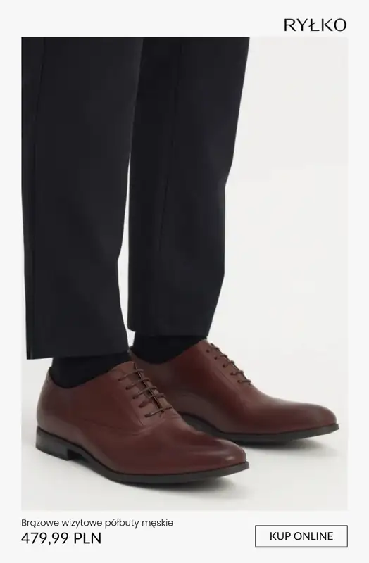 Ryłko - gazetka promocyjna Męskie buty wizytowe od wtorku 14.04  - strona 8