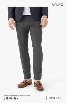 Ryłko - gazetka promocyjna Męskie buty wizytowe od wtorku 14.04  - strona 4