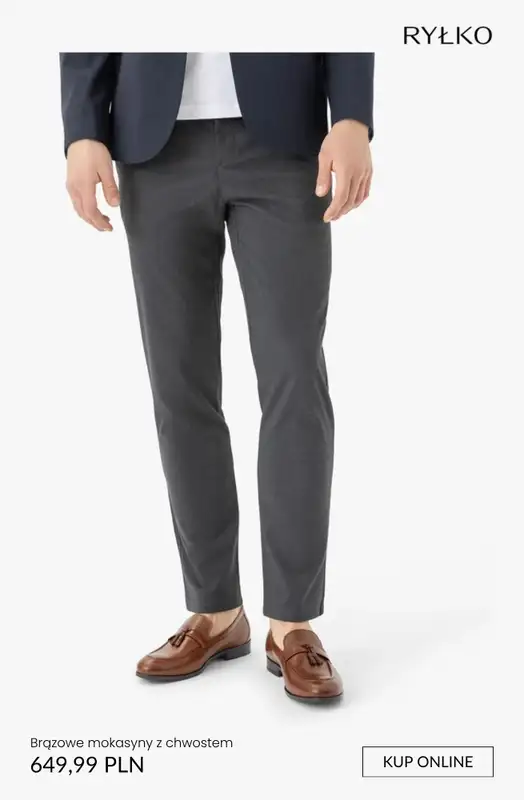 Ryłko - gazetka promocyjna Męskie buty wizytowe od wtorku 14.04  - strona 4