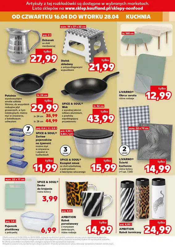 Kaufland - gazetka promocyjna Oferta Kaufland - Non Food od czwartku 16.04 do wtorku 28.04 - strona 9