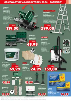 Kaufland - gazetka promocyjna Oferta Kaufland - Non Food od czwartku 16.04 do wtorku 28.04 - strona 15