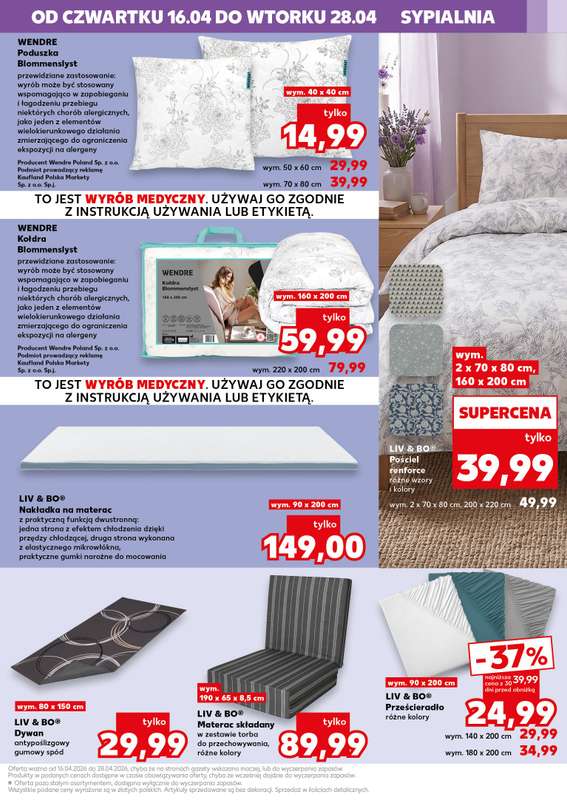 Kaufland - gazetka promocyjna Oferta Kaufland - Non Food od czwartku 16.04 do wtorku 28.04 - strona 5