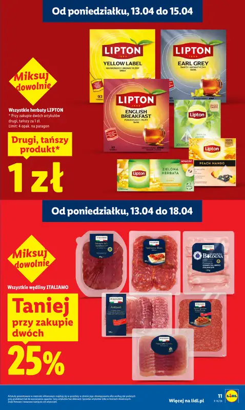 Lidl - gazetka promocyjna Oferta od poniedziałku od poniedziałku 13.04 do środy 15.04 - strona 11