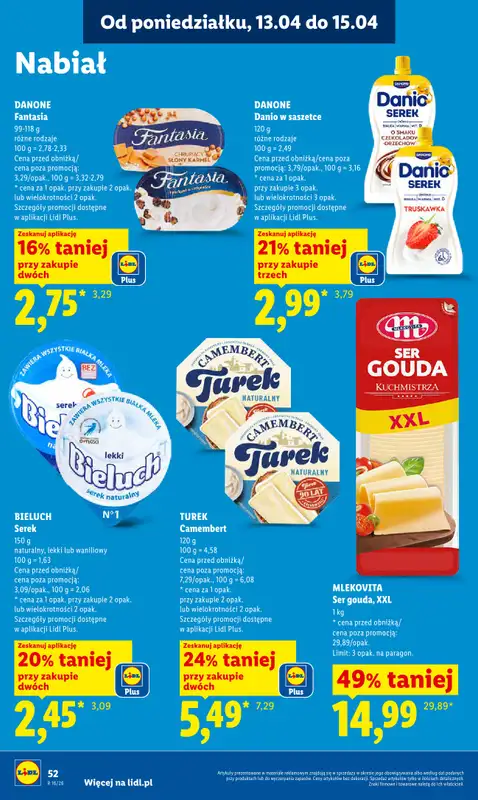 Lidl - gazetka promocyjna Oferta od poniedziałku od poniedziałku 13.04 do środy 15.04 - strona 56