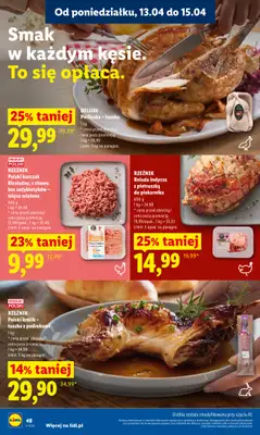 Lidl - gazetka promocyjna Oferta od poniedziałku od poniedziałku 13.04 do środy 15.04 - strona 52