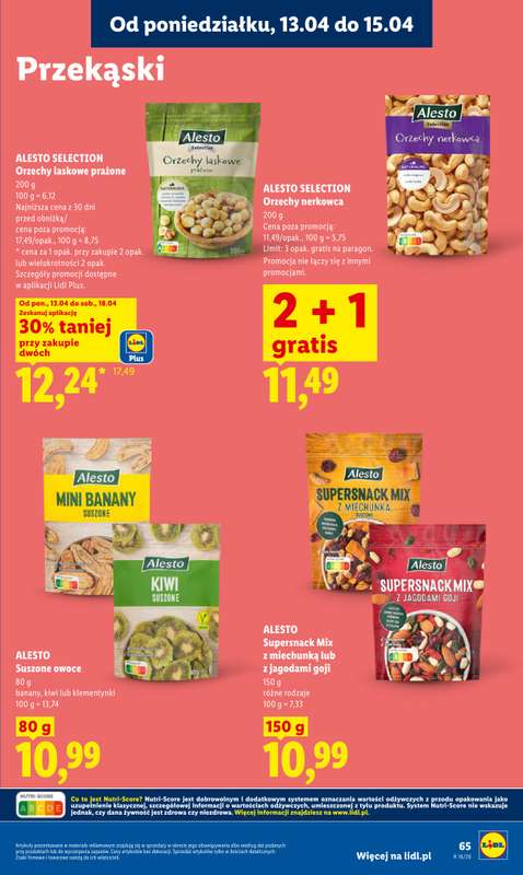 Lidl - gazetka promocyjna Oferta od poniedziałku od poniedziałku 13.04 do środy 15.04 - strona 71
