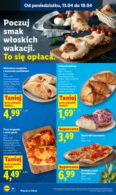 Lidl - gazetka promocyjna Oferta od poniedziałku od poniedziałku 13.04 do środy 15.04 - strona 34
