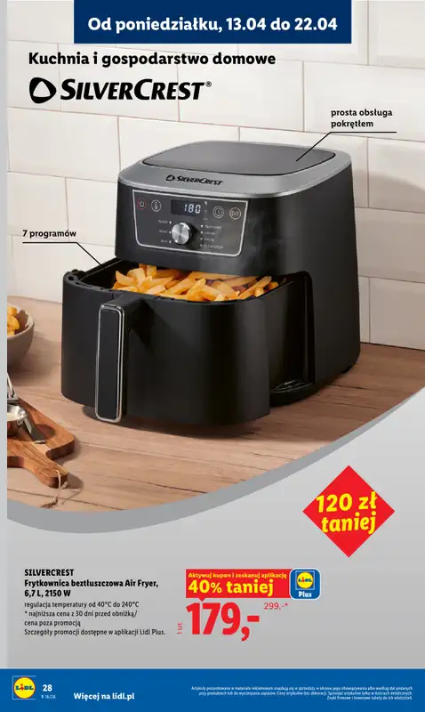Lidl - gazetka promocyjna Oferta od poniedziałku od poniedziałku 13.04 do środy 15.04 - strona 28