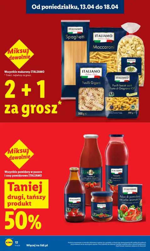 Lidl - gazetka promocyjna Oferta od poniedziałku od poniedziałku 13.04 do środy 15.04 - strona 12
