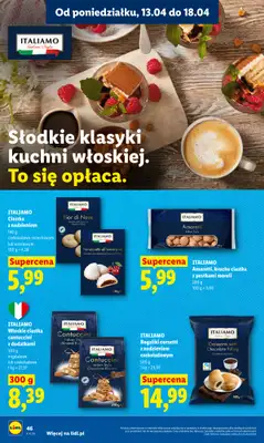 Lidl - gazetka promocyjna Oferta od poniedziałku od poniedziałku 13.04 do środy 15.04 - strona 46