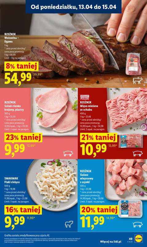 Lidl - gazetka promocyjna Oferta od poniedziałku od poniedziałku 13.04 do środy 15.04 - strona 53