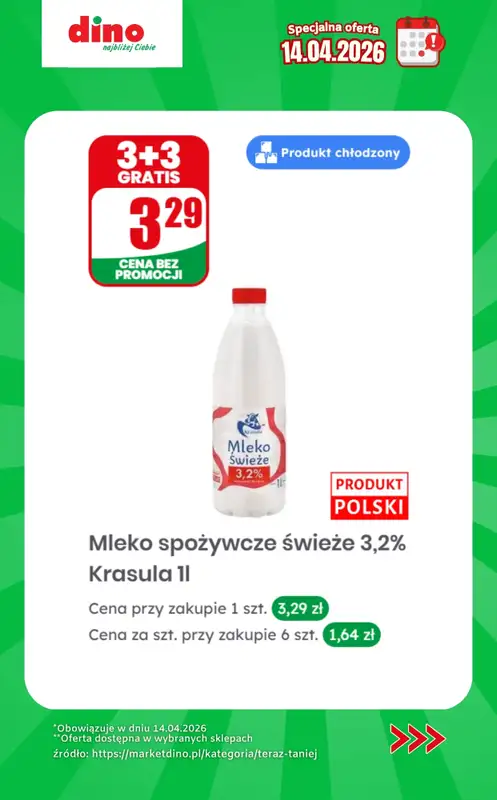 Dino - gazetka promocyjna Specjalna oferta na 14.04.2026 - promocje spoza gazetki od wtorku 14.04 do wtorku 14.04 - strona 5