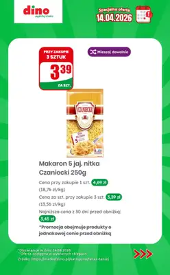 Dino - gazetka promocyjna Specjalna oferta na 14.04.2026 - promocje spoza gazetki od wtorku 14.04 do wtorku 14.04 - strona 8