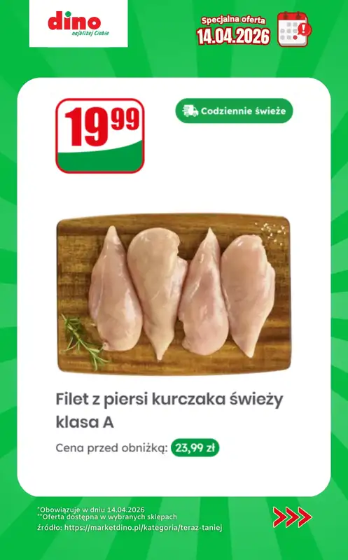 Dino - gazetka promocyjna Specjalna oferta na 14.04.2026 - promocje spoza gazetki od wtorku 14.04 do wtorku 14.04 - strona 3