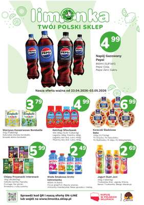 Limonka - gazetka promocyjna Gazetka od czwartku 23.04 do niedzieli 03.05