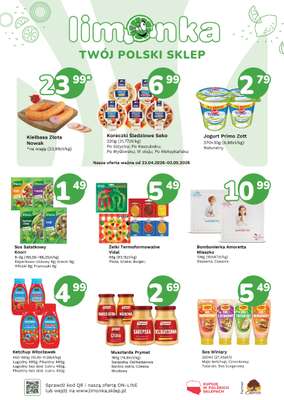 Limonka - gazetka promocyjna Plakat promocyjny od czwartku 23.04 do niedzieli 03.05 - strona 2