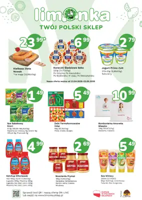 Limonka - gazetka promocyjna Plakat promocyjny od czwartku 23.04 do niedzieli 03.05 - strona 2