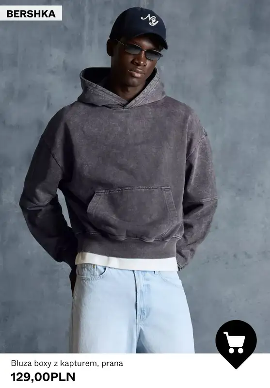 Bershka - gazetka promocyjna Bluzy męskie od 119,00 PLN od wtorku 14.04  - strona 3