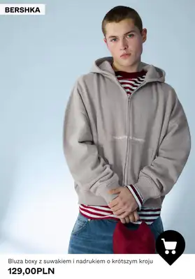 Bershka - gazetka promocyjna Bluzy męskie od 119,00 PLN od wtorku 14.04  - strona 9