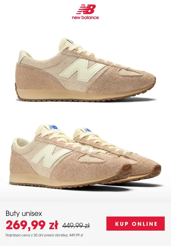 New Balance - gazetka promocyjna 11% rabatu na SALE od wtorku 14.04 do niedzieli 19.04 - strona 3
