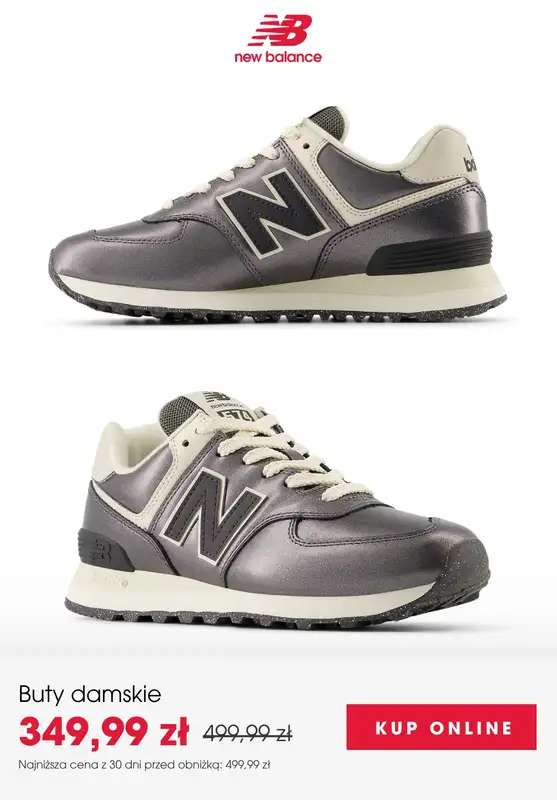 New Balance - gazetka promocyjna 11% rabatu na SALE od wtorku 14.04 do niedzieli 19.04 - strona 4