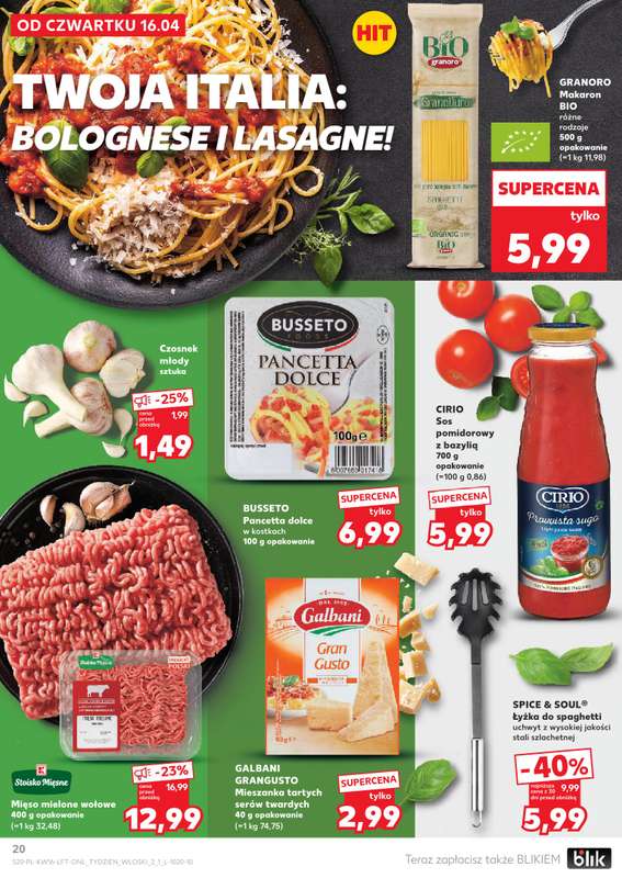 Kaufland - gazetka promocyjna Gazetka Tygodnia od czwartku 16.04 do środy 22.04 - strona 20