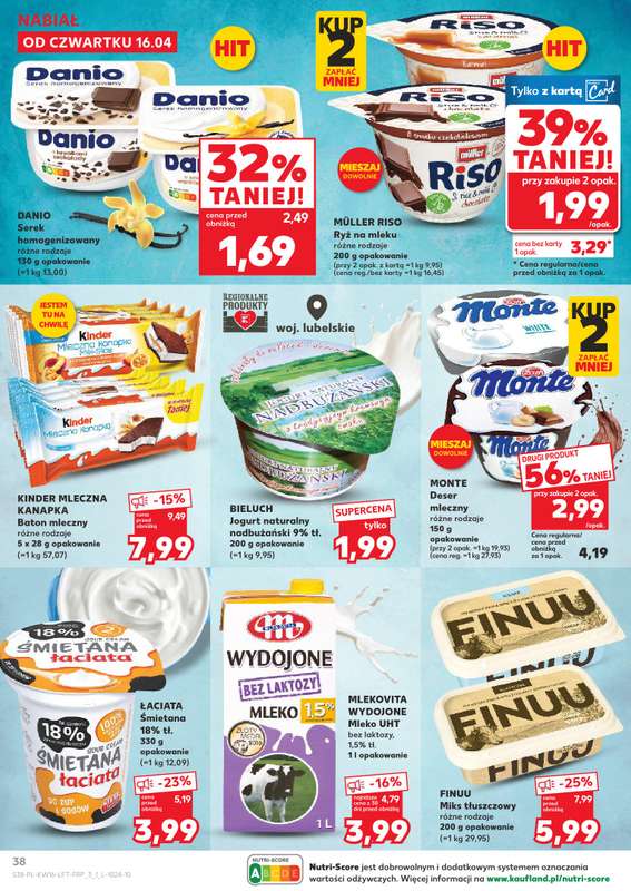 Kaufland - gazetka promocyjna Gazetka Tygodnia od czwartku 16.04 do środy 22.04 - strona 38