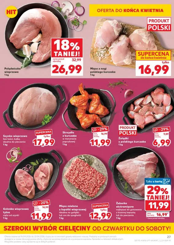 Kaufland - gazetka promocyjna Gazetka Tygodnia od czwartku 16.04 do środy 22.04 - strona 27