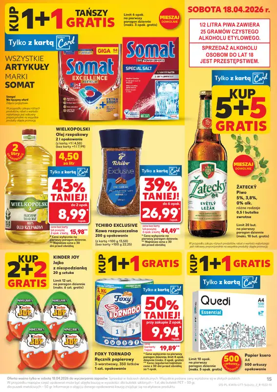 Kaufland - gazetka promocyjna Gazetka Tygodnia od czwartku 16.04 do środy 22.04 - strona 15
