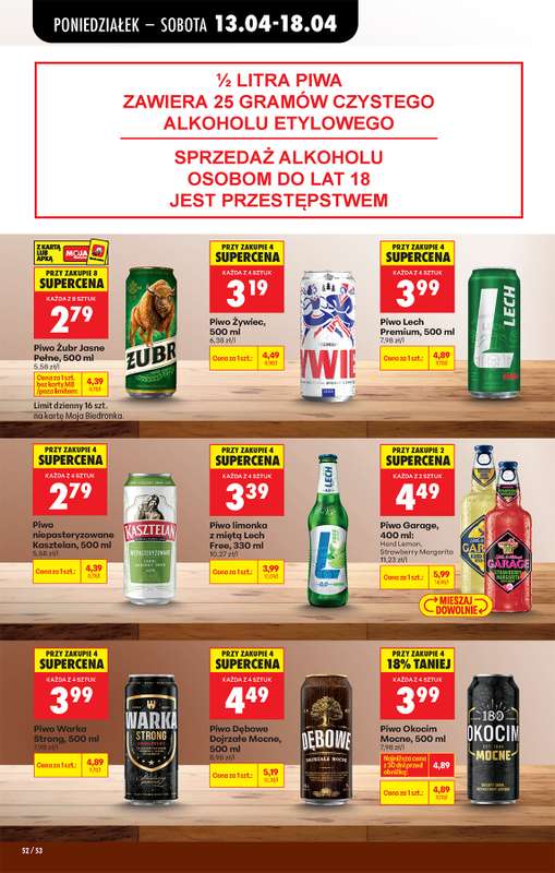 Biedronka - gazetka promocyjna Od poniedziałku od poniedziałku 13.04 do soboty 18.04 - strona 66
