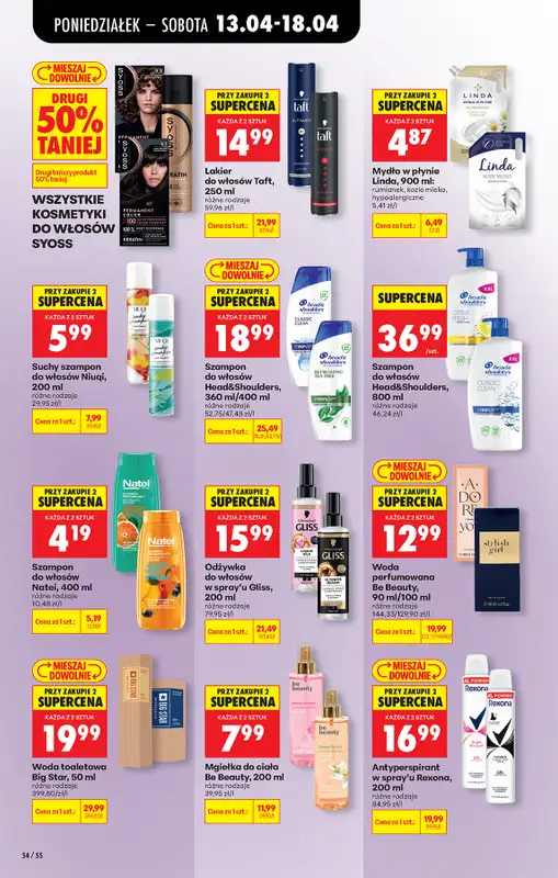 Biedronka - gazetka promocyjna Od poniedziałku od poniedziałku 13.04 do soboty 18.04 - strona 68