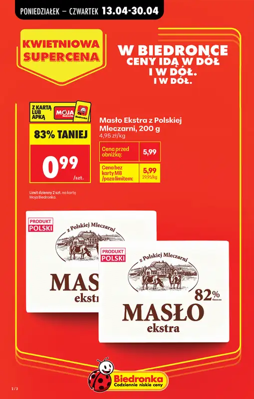Biedronka - gazetka promocyjna Od poniedziałku od poniedziałku 13.04 do soboty 18.04 - strona 6