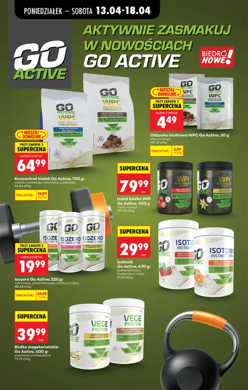 Biedronka - gazetka promocyjna Od poniedziałku, Z ladą tradycyjną od poniedziałku 13.04 do soboty 18.04 - strona 54