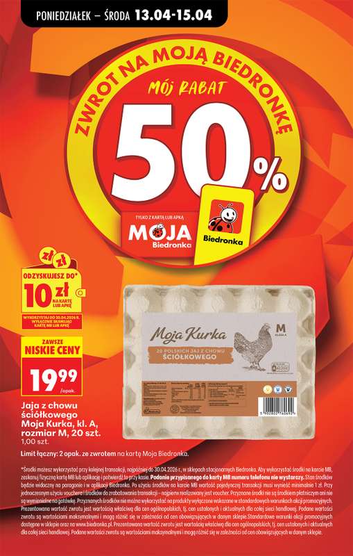 Biedronka - gazetka promocyjna Od poniedziałku, Z ladą tradycyjną od poniedziałku 13.04 do soboty 18.04 - strona 81