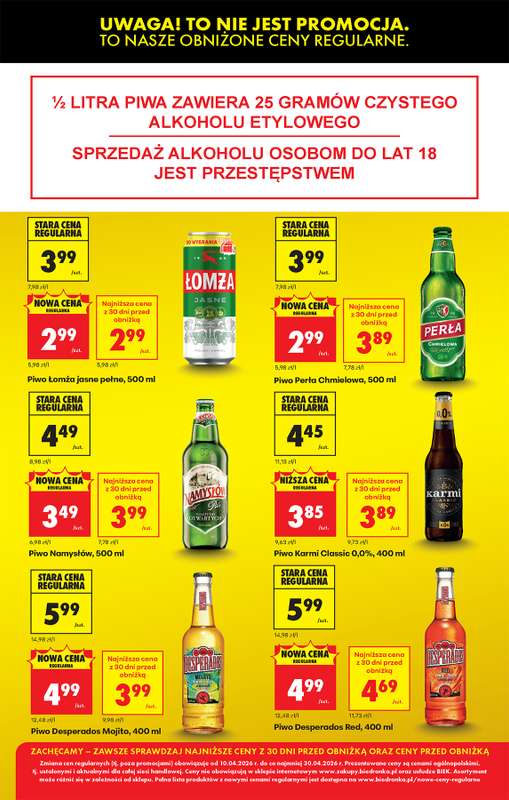 Biedronka - gazetka promocyjna Od poniedziałku, Z ladą tradycyjną od poniedziałku 13.04 do soboty 18.04 - strona 11