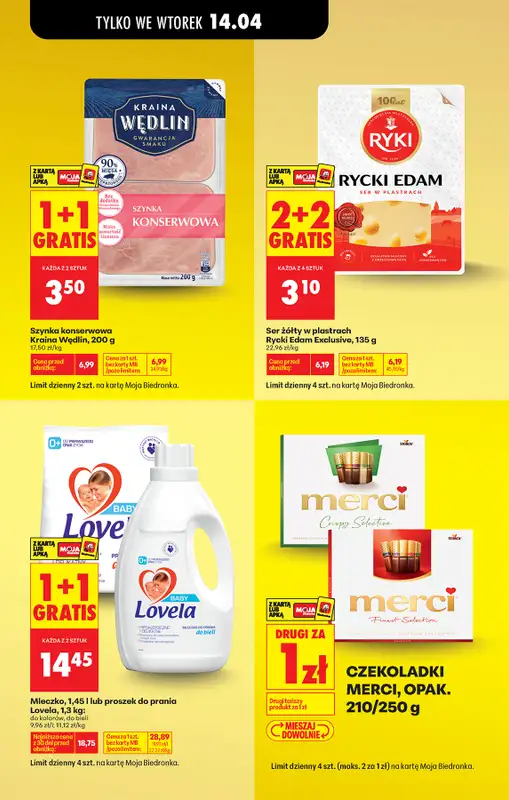 Biedronka - gazetka promocyjna Od poniedziałku, Z ladą tradycyjną od poniedziałku 13.04 do soboty 18.04 - strona 13