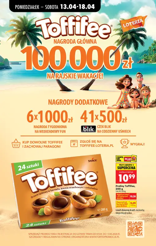 Biedronka - gazetka promocyjna Od poniedziałku, Z ladą tradycyjną od poniedziałku 13.04 do soboty 18.04 - strona 62