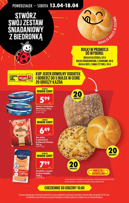 Biedronka - gazetka promocyjna Od poniedziałku, Z ladą tradycyjną od poniedziałku 13.04 do soboty 18.04 - strona 35