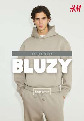 H&M - gazetka promocyjna Bluzy męskie od 54,99 PLN od wtorku 14.04 