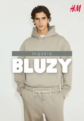 H&M - gazetka promocyjna Bluzy męskie od 54,99 PLN od wtorku 14.04 