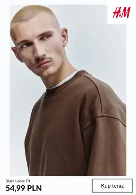 H&M - gazetka promocyjna Bluzy męskie od 54,99 PLN od wtorku 14.04  - strona 4