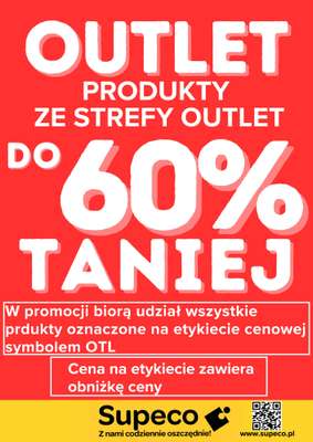 Supeco - gazetka promocyjna OUTLET  do wtorku 30.06