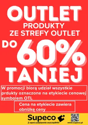 Supeco - gazetka promocyjna OUTLET  do wtorku 30.06