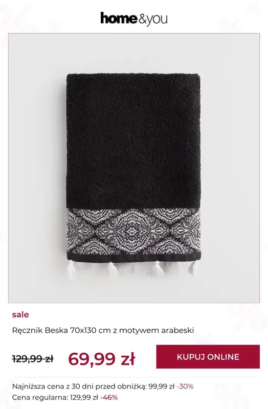 home&you - gazetka promocyjna SALE do -70% od wtorku 14.04 do poniedziałku 20.04 - strona 11