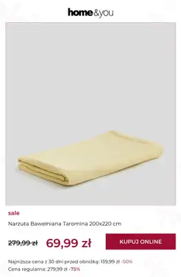 home&you - gazetka promocyjna SALE do -70% od wtorku 14.04 do poniedziałku 20.04 - strona 4