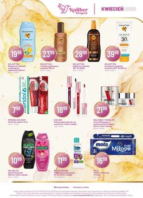 Drogerie Koliber - gazetka promocyjna Ulotka od wtorku 14.04 do czwartku 30.04