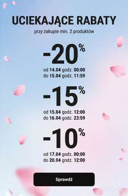 Smyk - gazetka promocyjna Uciekające rabaty! od wtorku 14.04 do poniedziałku 20.04