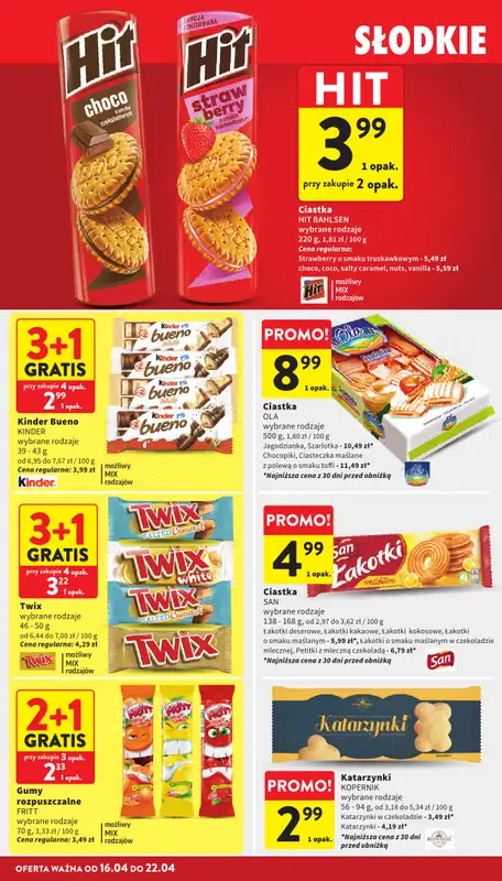 Intermarche - gazetka promocyjna Gazetka od czwartku 16.04 do środy 22.04 - strona 30