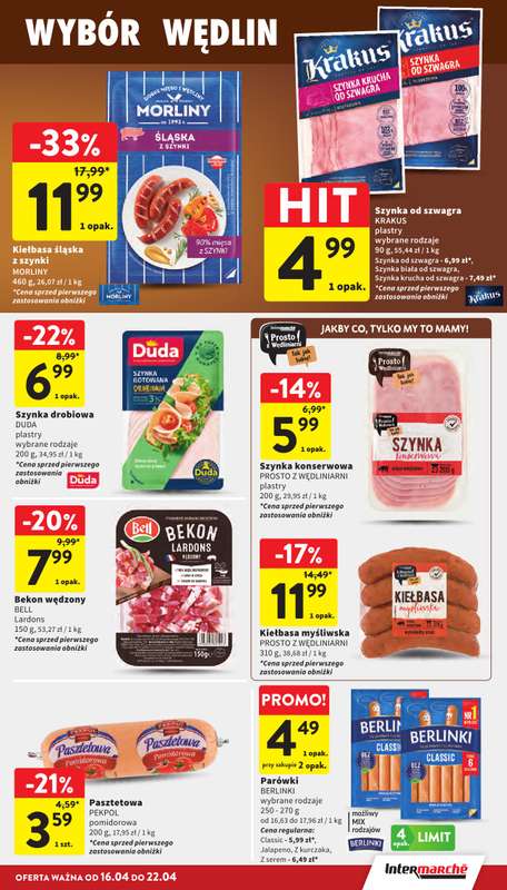 Intermarche - gazetka promocyjna Gazetka od czwartku 16.04 do środy 22.04 - strona 17