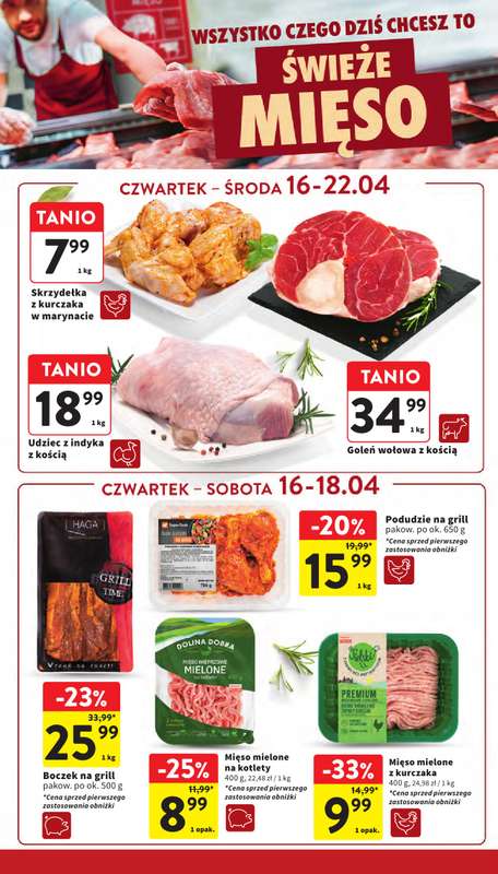 Intermarche - gazetka promocyjna Gazetka od czwartku 16.04 do środy 22.04 - strona 14